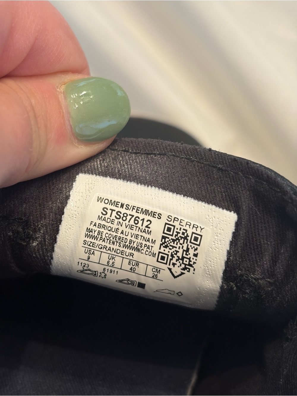 Sperry Crest Vibe black Sneaker - Picture 6 of 6